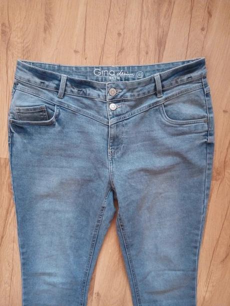 Slim dzinsy , elasticke, c.44, gina,44