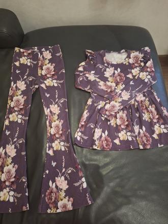 Komplet tunika a leginy na jesen, 134