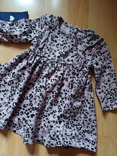 2x nenosené šaty v.56, 0-1 mesiac, george,56