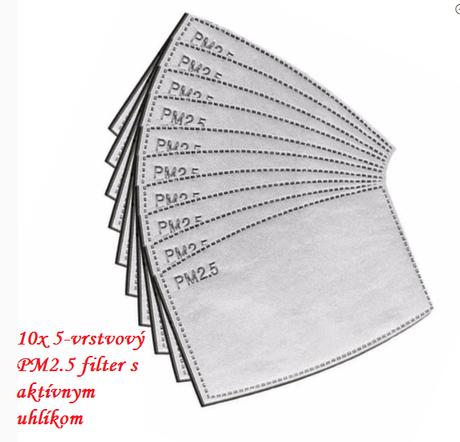 Látkové detské rúško s filtrom pm 2,5 - frozen, 