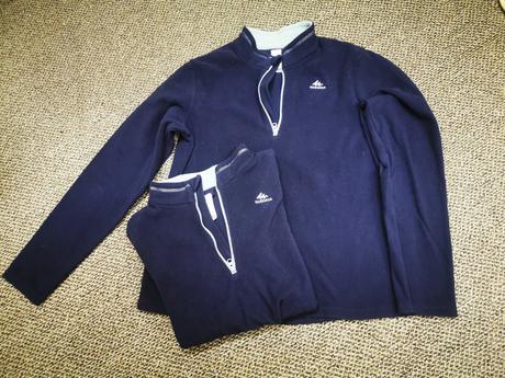 Fleecove mikiny quetchua dvojičky, s