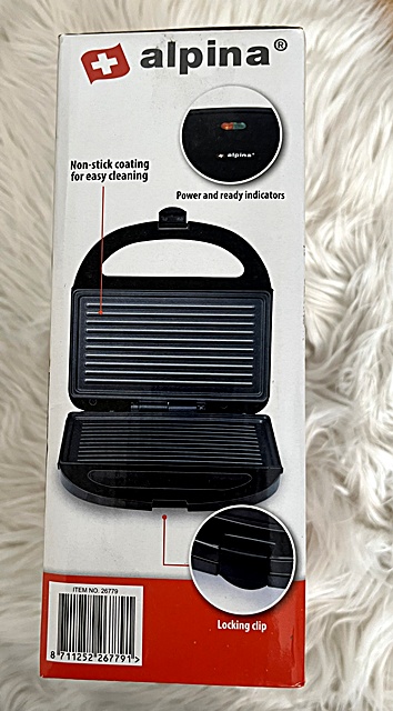 Elektrický gril alpina 750 w, 