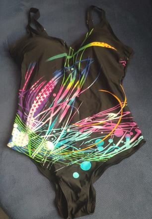 Dámske jednodielne plavky, bonprix,42