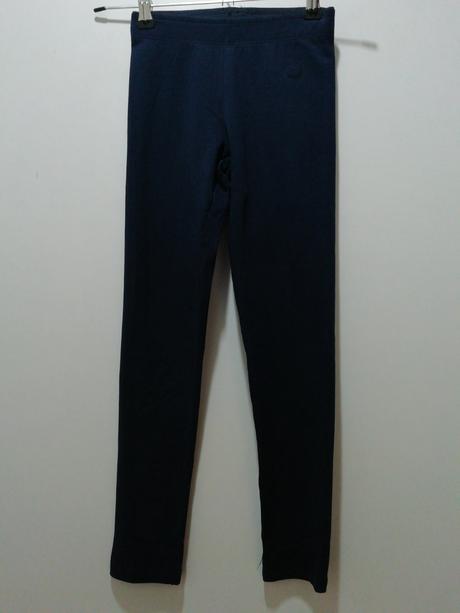 Modré bavlnené legíny, ovs,128