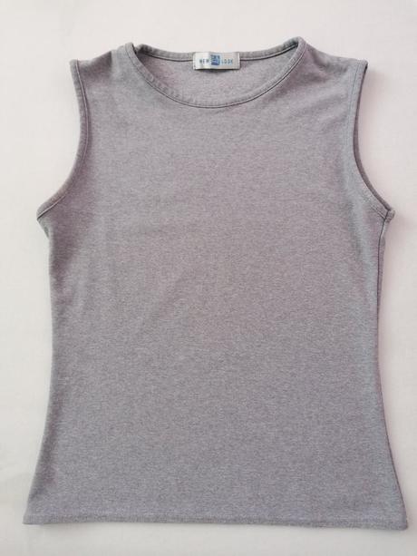 Strieborné tielko, new look,xs