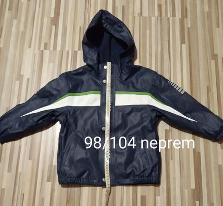 Nepremokavu oteplenu vetrovku 98/104, tcm,104
