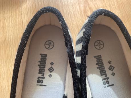 Látkové balerínky, pepperts,34