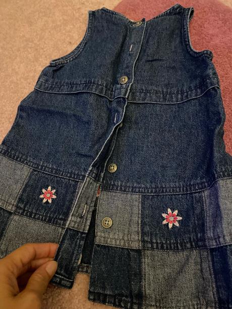 Riflové šaty, next,80