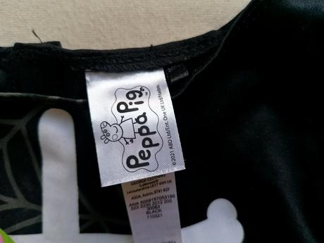 Kostrička peppa pig - strašidelný kostým veľ. 92,