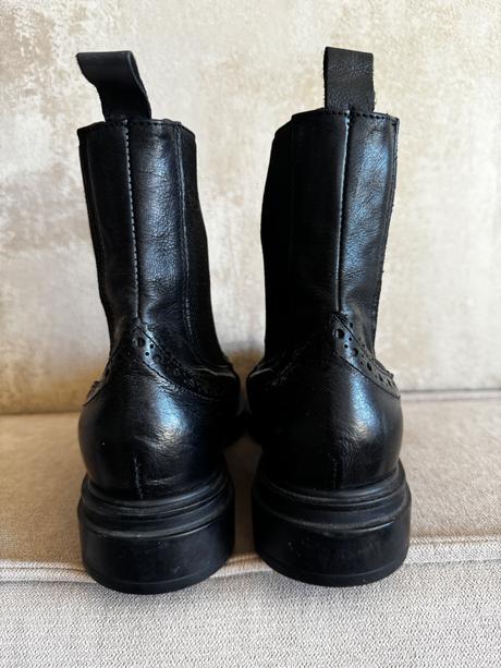 Dámské kožené chelsea boots 37, 37