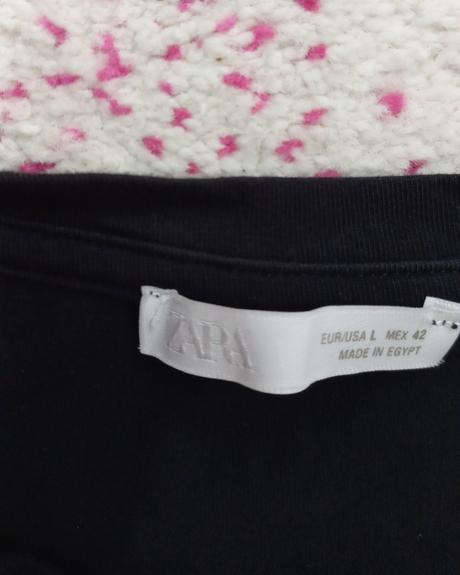 Čierne tričko, zara,l