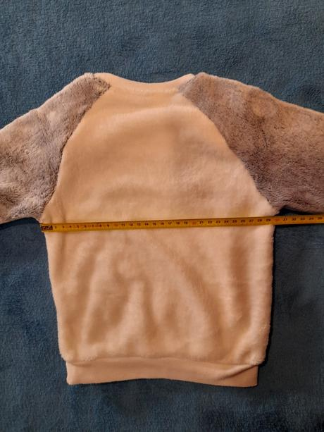 Chlpatkový pulóver so zvieratkom, pepco,104