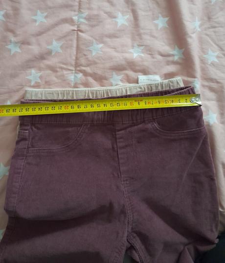 Menčestrové jeggings-y, h&m,128