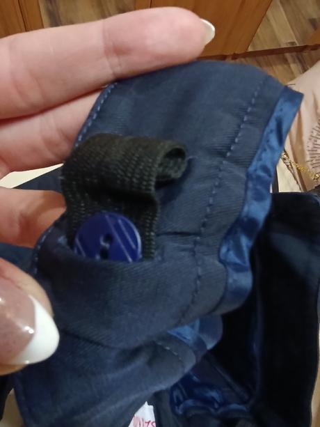 Elegantné nohavice tmavomodré 134, 134