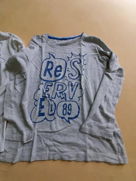 Trička z dlhym rukavom, 128