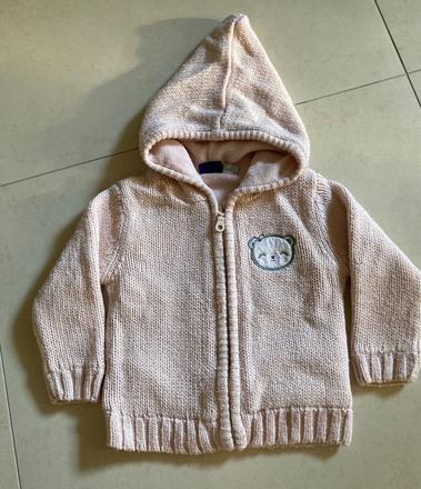 Hrubý svetrík na zips 74/80, lupilu,74