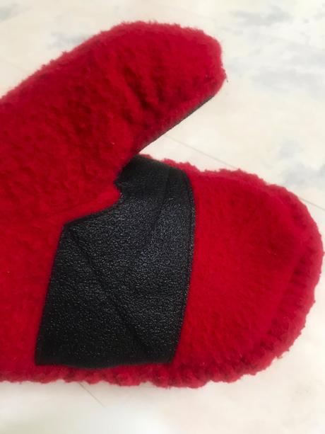 Hrubé duplované rukavice,