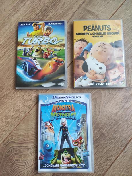 Dvd zname rozpravky disney a pixar,