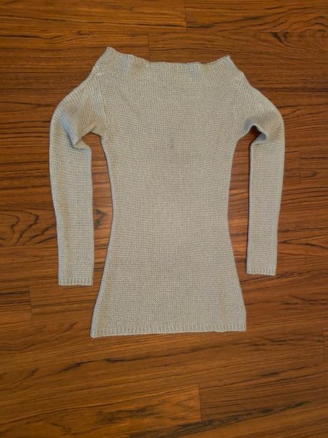 Pulover pletený predĺžený, benetton,m