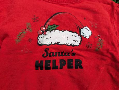 Mikina santa 's helper, sinsay,122