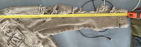 Pánska riflova bunda, l