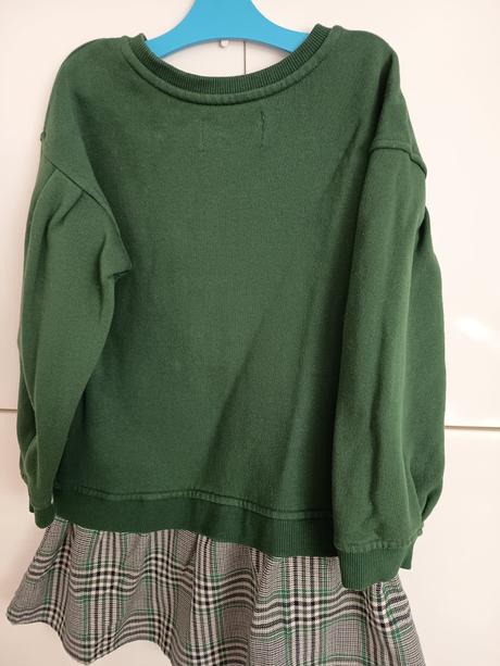 Nové mikinove šaty 12/128 tchibo, tchibo,122