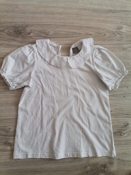 Dievčenske tričko s golierikom, pepco,122