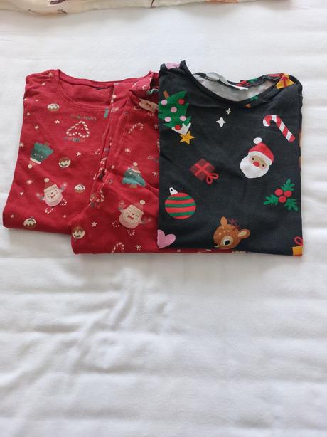 Vianočné pyžamo, h&m,134