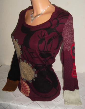 Desigual jemnucky pulovrik minie, desigual,m