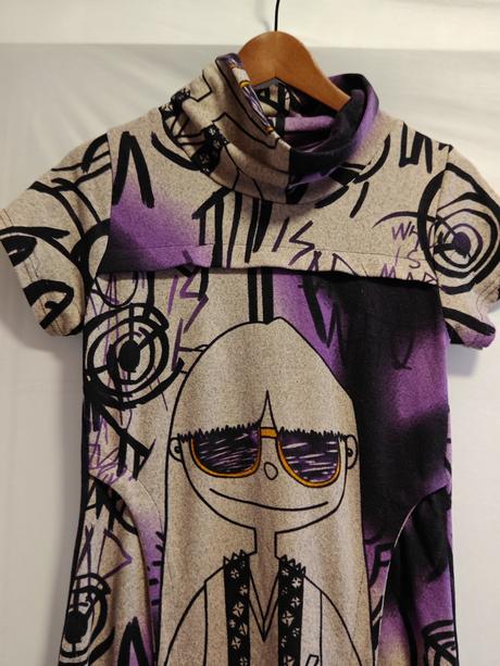 Stylove svetrikove saty, s