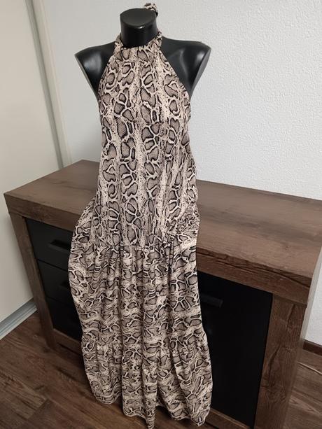 Šaty-hadí vzor, xl