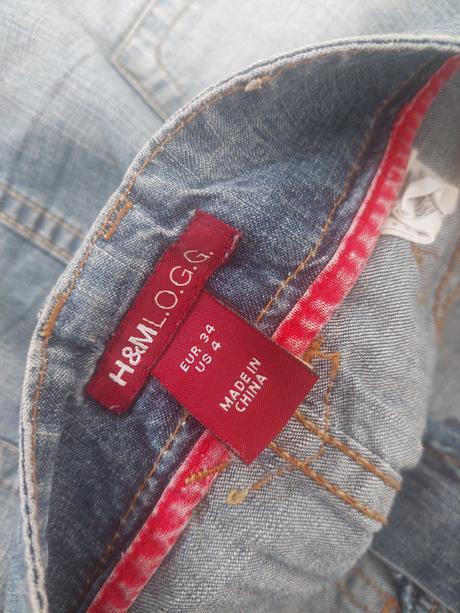 Riflova sukňa, h&m,34