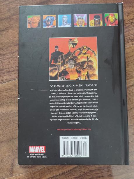 Kniha marvel x-men, 