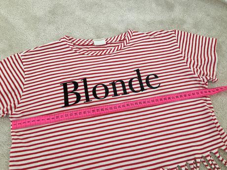 Blonde tricko, zara,140