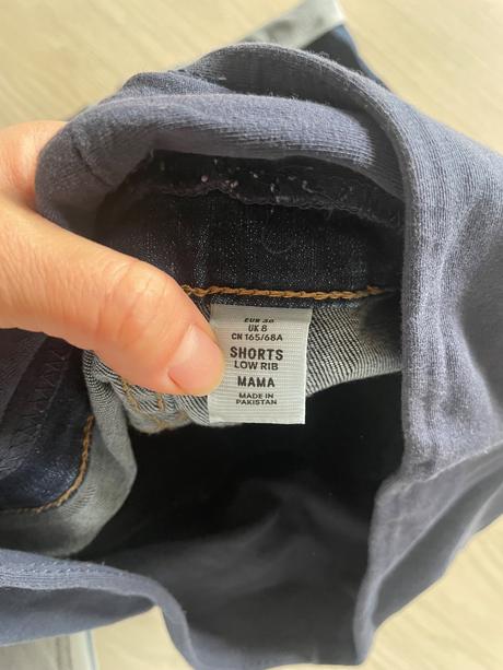 Tehotenske kratke nohavice, h&m,36