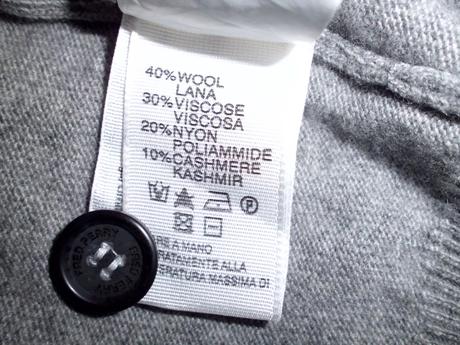 Vlna+kašmír fred perry  s-m, m