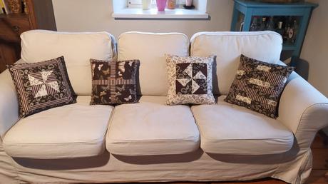 Patchwork vankúše, 