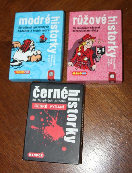 Černé ružové a modré historky, 