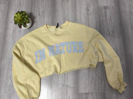 20-crop mikina, h&m,xl