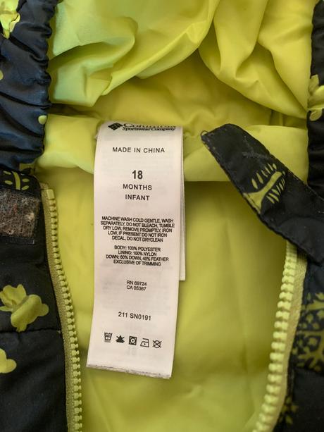 Zimný pérový overál columbia, columbia,80