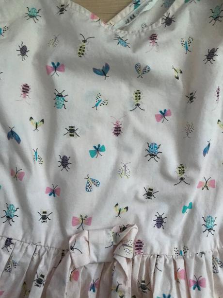 Šaty hmyz bavlna 8-9 rokov, h&m,134