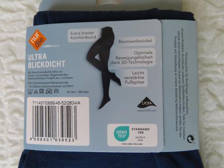 3x nur die nepriehladné pančuchy 80den, veľ. xl, xl