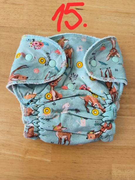 Látkové plienky bambiroxy a babylove, bambi roxy,7 kg - 18 kg
