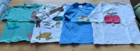 Tričká s krátkym rukávom zara (4ks), zara,116