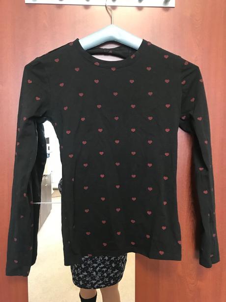 Tričko so srdiečkami, reserved,m