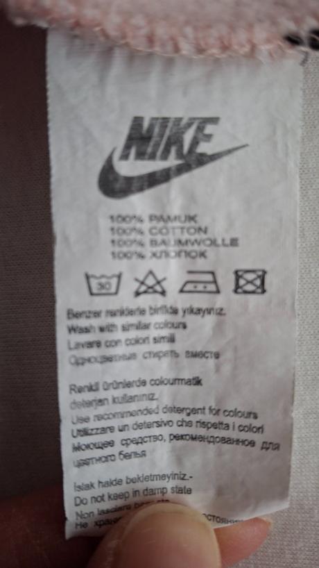 Dámska ružová mikina s kapucňou-nike., nike,m