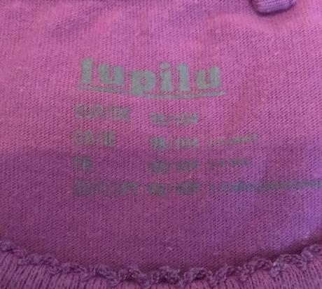 Predám tričko s dlhým rukávom, lupilu,104