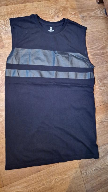 Čierne tričko h&m, h&m,170