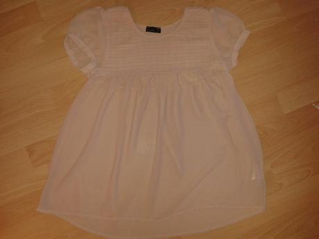 Pudrova bluza, vero moda,s