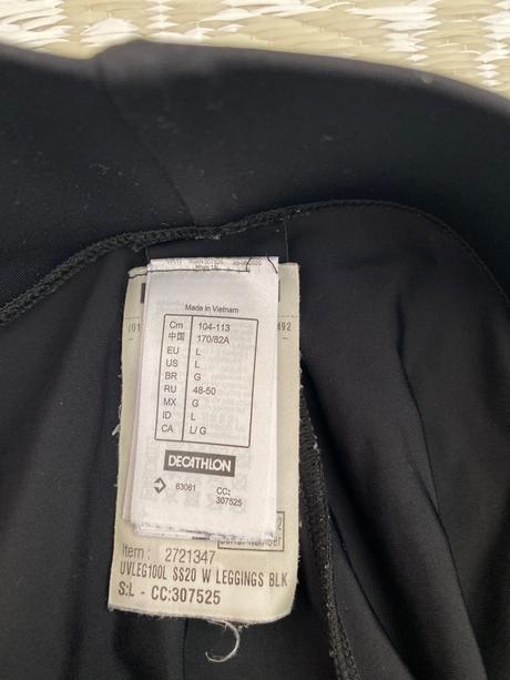 Legíny olaian decathlon s uv protekciou, decathlon,l